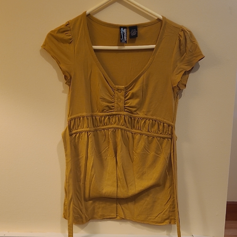 Charlotte Russe Mustard Blouse